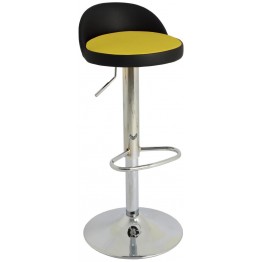 Bürocci Jack Bar Sandalyesi - Sarı Deri - 9560S0113