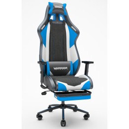 Warrior Scorpion Oyuncu Koltuğu - Mavi - Ayak Uzatmalı Bilgisayar Sandalyesi - 1575C0514
