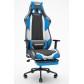 Warrior Scorpion Oyuncu Koltuğu - Mavi - Ayak Uzatmalı Bilgisayar Sandalyesi - 1575C0514
